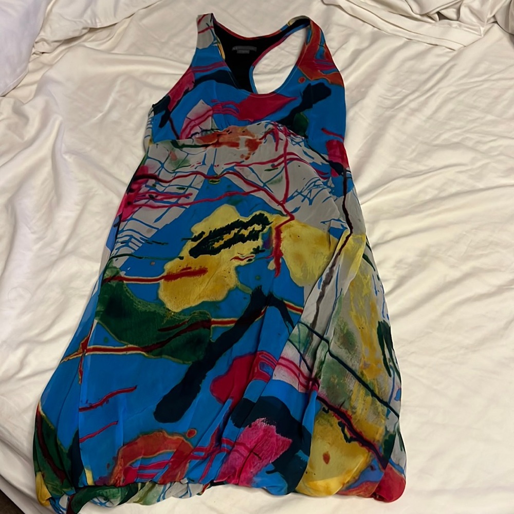 A|X Armani Exchange 100% silk shell dress size 0